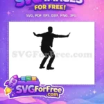 Free Silhouette Arms Out Free Jurassic Park Scene Free SVG - Instant Download