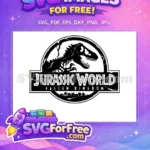 Free Dinosaur Fossil Free Jurassic World Movie Free SVG 1 - Instant Download