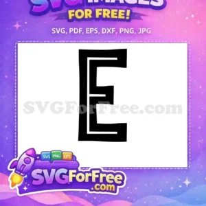 Free Black Jurassic E Letter Free Logo Free SVG Free Black Jurassic E Letter Free Logo Free SVG