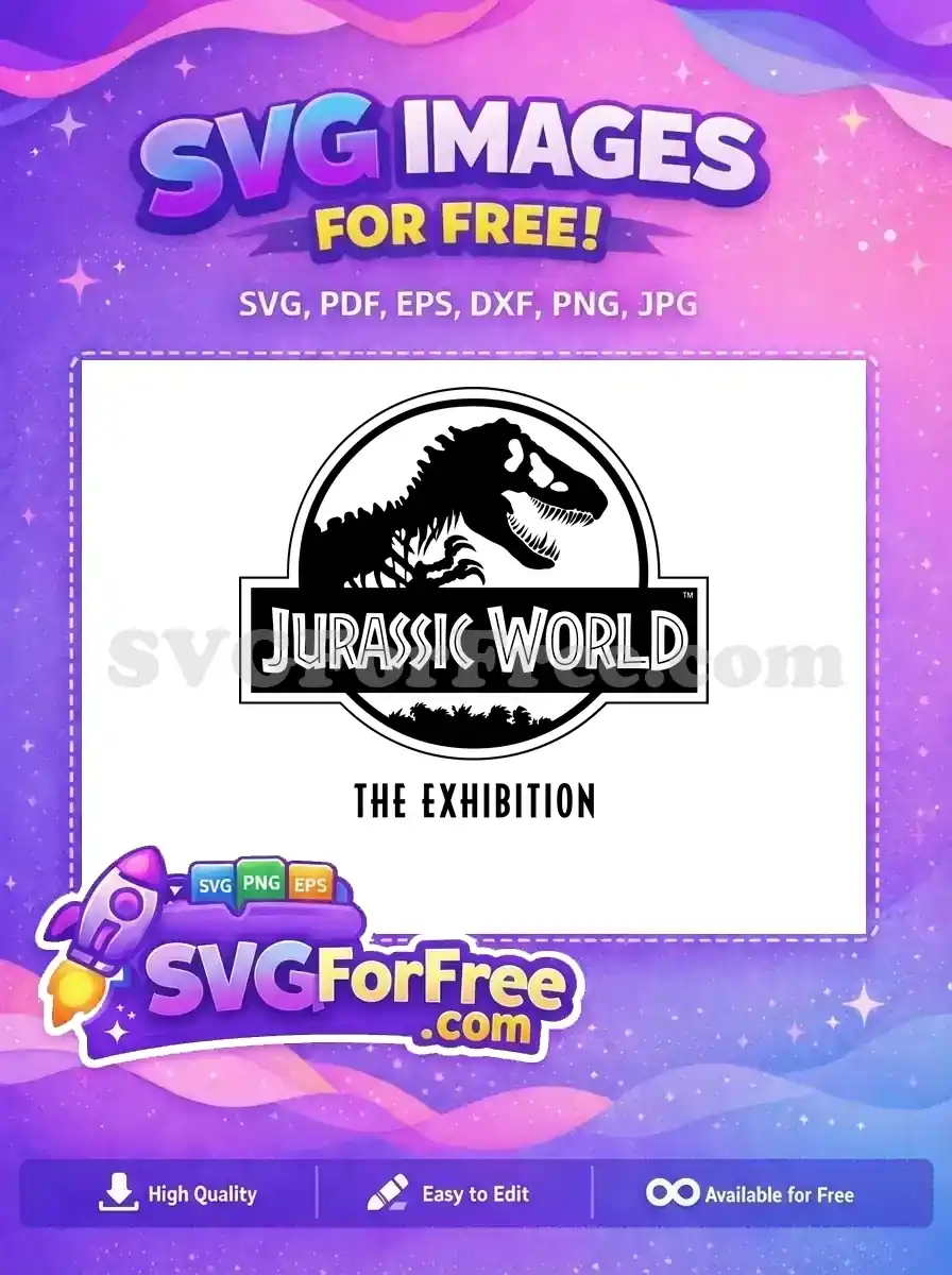 Free T-Rex Silhouette Free Jurassic World Dinosaur Free SVG