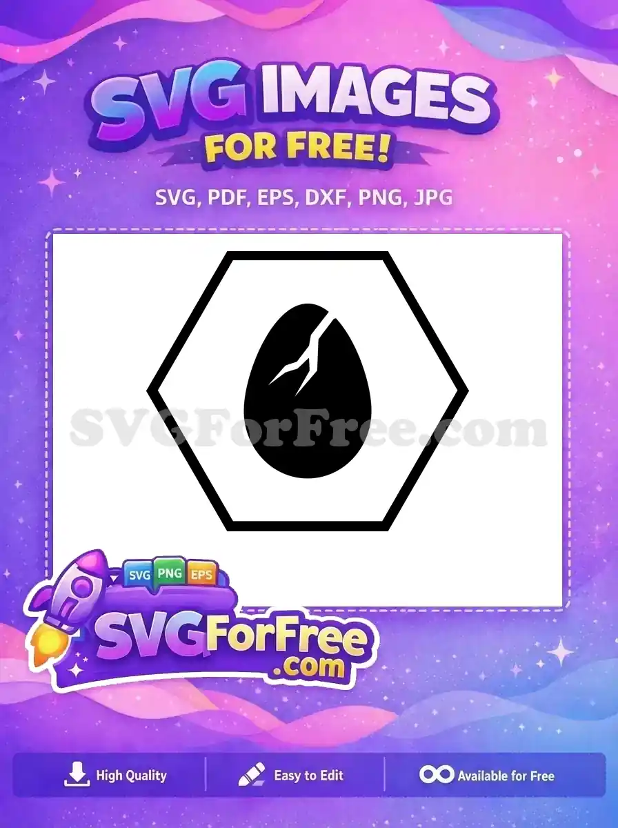 Free Cracked Egg Free Hatching Dinosaur Jurassic Park Free SVG