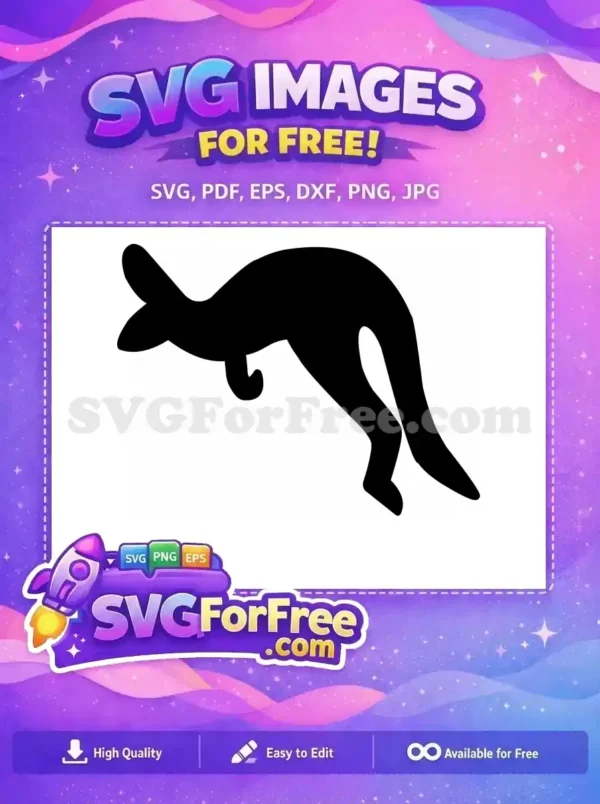 Free Mother Holding Free Baby Joey Kangaroo Silhouette Free SVG Free Mother Holding Free Baby Joey Kangaroo Silhouette Free SVG