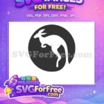 Free Hopping Silhouette Free Animal Kangaroo Australia Free SVG 2 - Instant Download