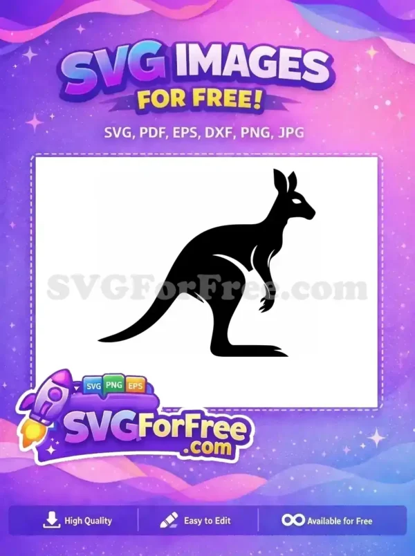 Free Cute Kangaroo Free Silhouette Animal Movie Free SVG Free Cute Kangaroo Free Silhouette Animal Movie Free SVG