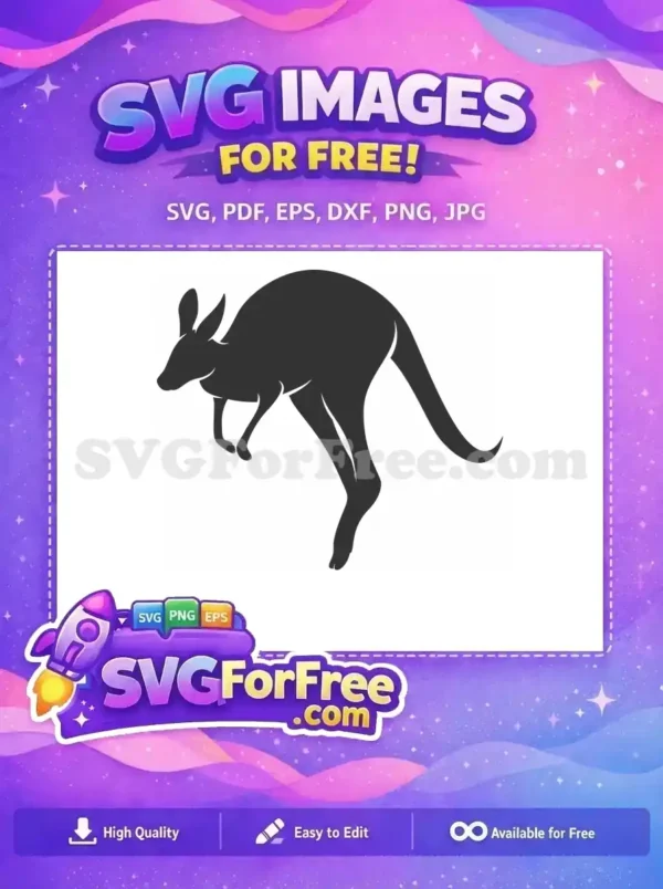 Free Hopping Animal Free Silhouette Kangaroo Cartoon Free SVG Free Hopping Animal Free Silhouette Kangaroo Cartoon Free SVG