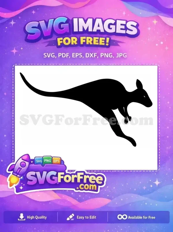 Free Mother Holding Free Baby Joey Kangaroo Free SVG