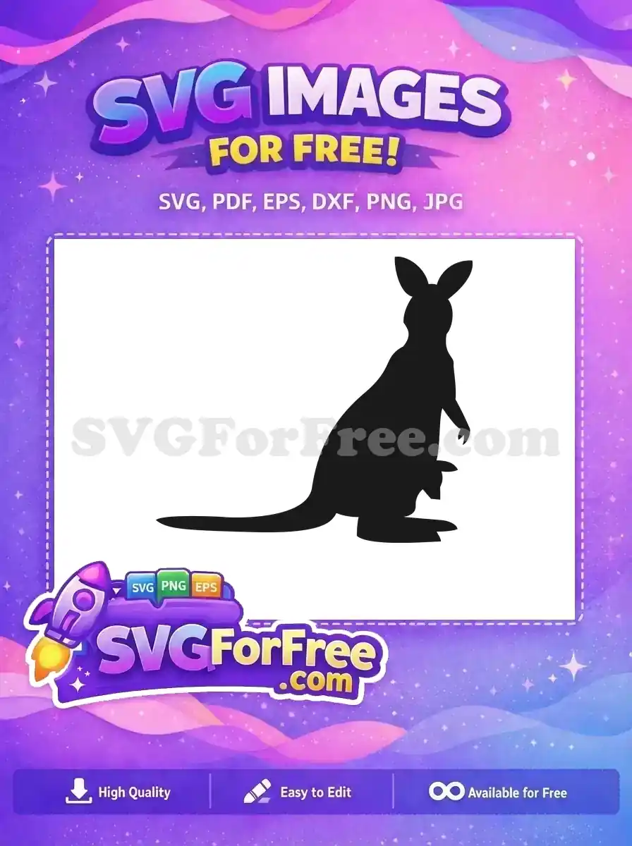 Free Mother Holding Baby Free Kangaroo Silhouette Australia Free SVG