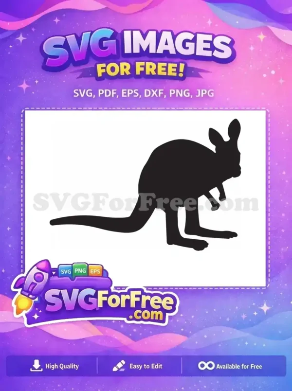 Free Mother Baby Free Joey Silhouette Australia Free SVG