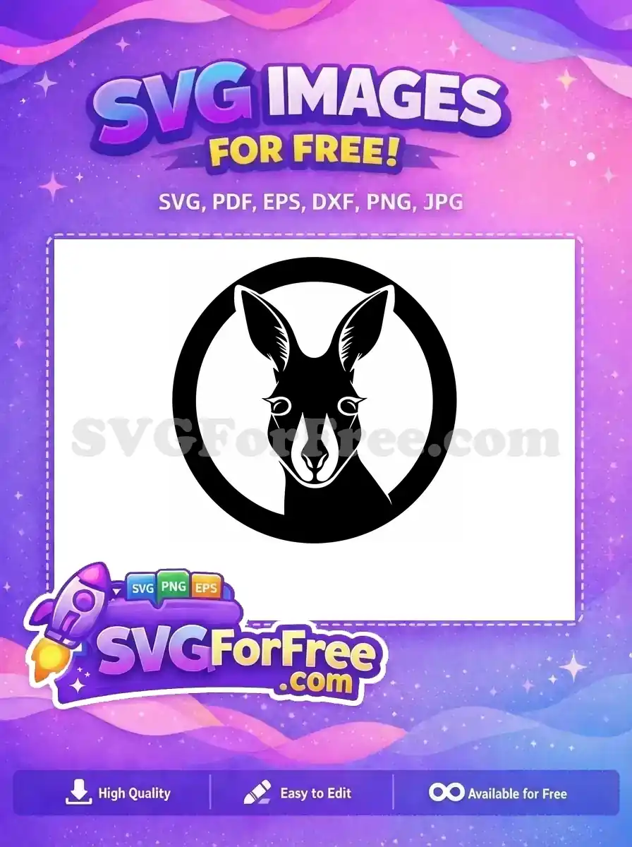 Free Kangaroo Silhouette Free Animal Silhouette Australia Free SVG 2