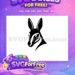 Free Mama Kangaroo Silhouette Free Baby Joey Australia Free SVG 3 - Instant Download