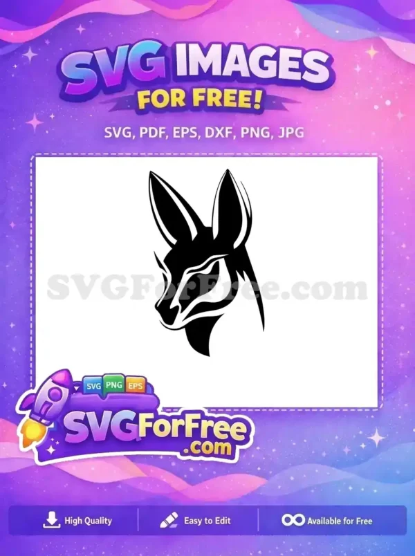Free Black Kangaroo Silhouette Free Detailed Animal Art Free SVG Free Black Kangaroo Silhouette Free Detailed Animal Art Free SVG