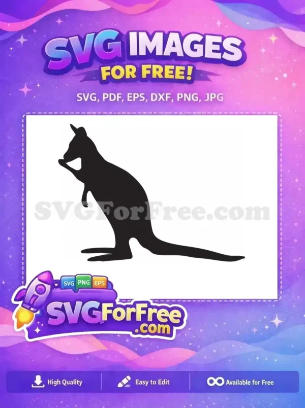 Free Thinking Kangaroo Free Silhouette Animal Australia Free SVG Free Thinking Kangaroo Free Silhouette Animal Australia Free SVG
