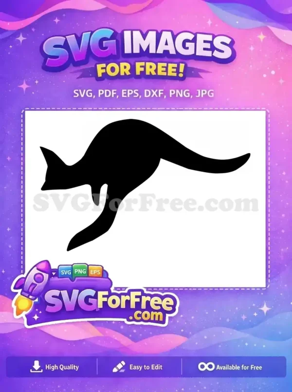 Free Black Silhouette Free Joey Pouch Kangaroo Free SVG 2 Free Black Silhouette Free Joey Pouch Kangaroo Free SVG 2