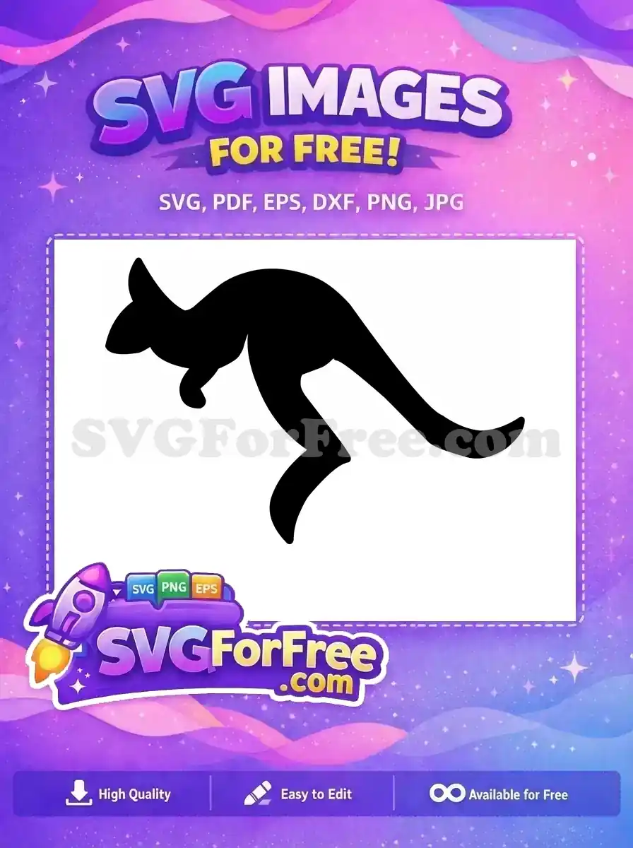 Free Mama Kangaroo Free Baby Pouch Animal Free SVG