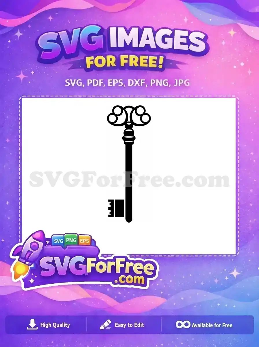 Free Key Detailed Free Vector Silhouette Key Free SVG