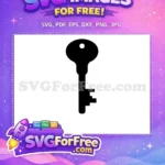 Free Key Detailed Free Key Vector One Free SVG 1 - Instant Download