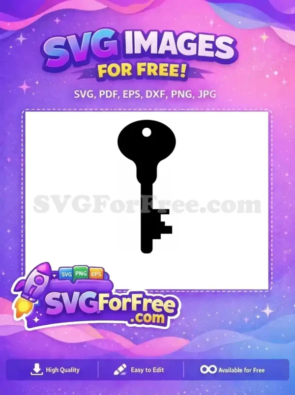 Free Key Detailed Free Key Vector One Free SVG 1