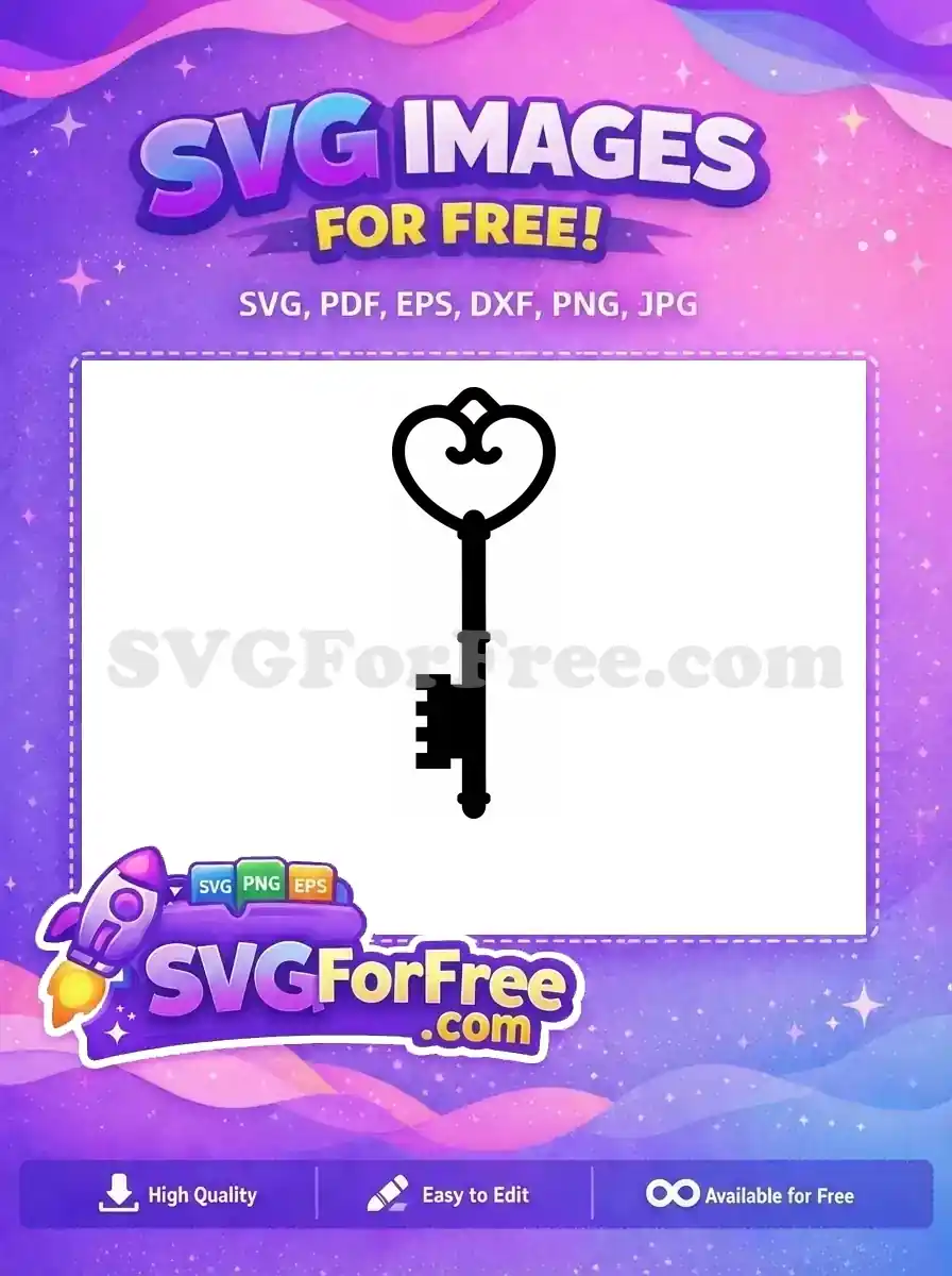 Free Key Detailed Free Key Vector One Free SVG 2