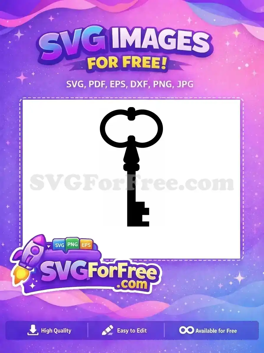 Free Key Vector Free Minimalist Design One Free SVG 3