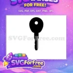 Free Key Detailed Free Ornamental Key One Free SVG 1 - Instant Download
