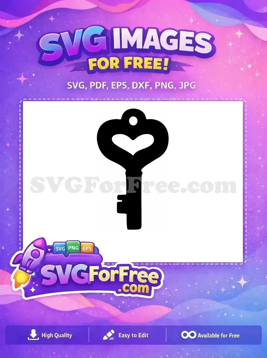 Free Key Shape Free Outline 1 Free Vector SVG