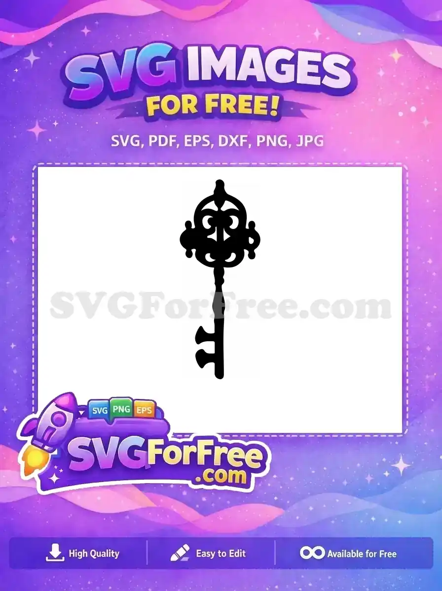 Free Key Symbol Free Vector One Free SVG 2