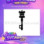Free Ornate Antique Key Free Intricate Design One Free SVG - Instant Download