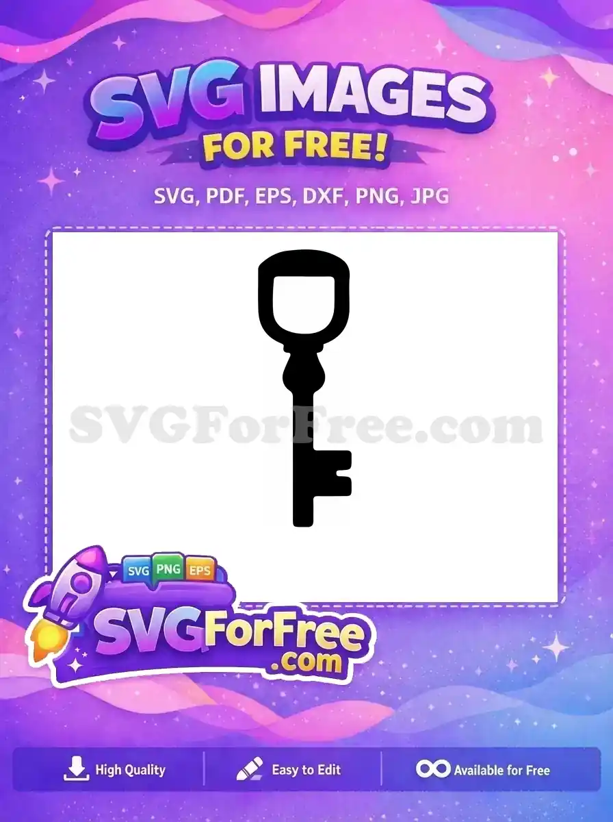 Free Key Design Free Vector Outline One Free SVG