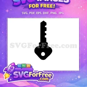 Free Black Key Cut Free Simple Secure Access Free SVG
