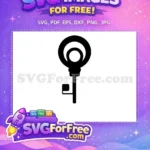Free Vector Key Free Silhouette Vintage Key Free SVG - Instant Download