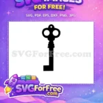 Free Skeleton Key Free Old Antique Key Vector Free SVG - Instant Download