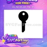 Free Classic Door Lock Free Skeleton Key Key Free SVG - Instant Download
