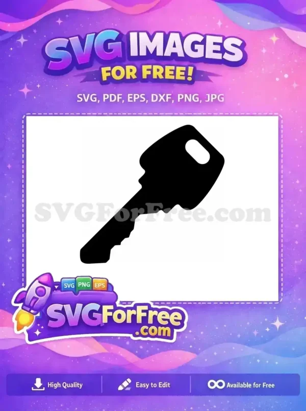 Free Key Symbol Free Mysterious Secret Key Vector Free SVG