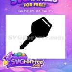 Free Black Car Key Free Vehicle Key Blank Free SVG - Instant Download