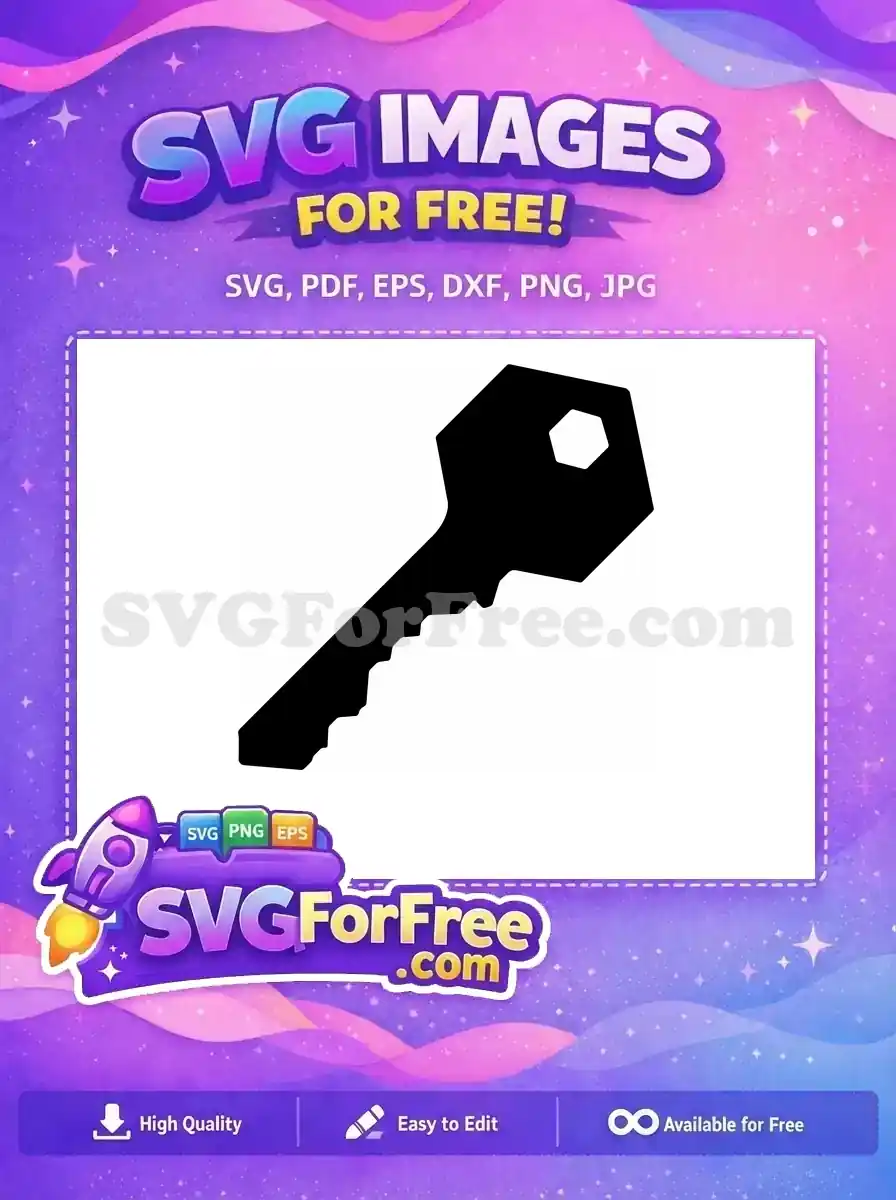Free Key Vector Free Minimalist Simple Movie Free SVG