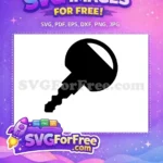 Free Simple Key Free House Key Lock Free SVG - Instant Download