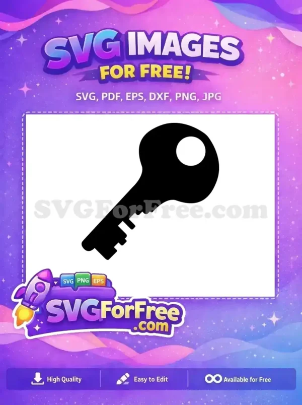Free Skeleton Key Vector Free Black Key Shape Free SVG