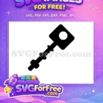 Free Black Key Free Old Style Key Free SVG - Instant Download