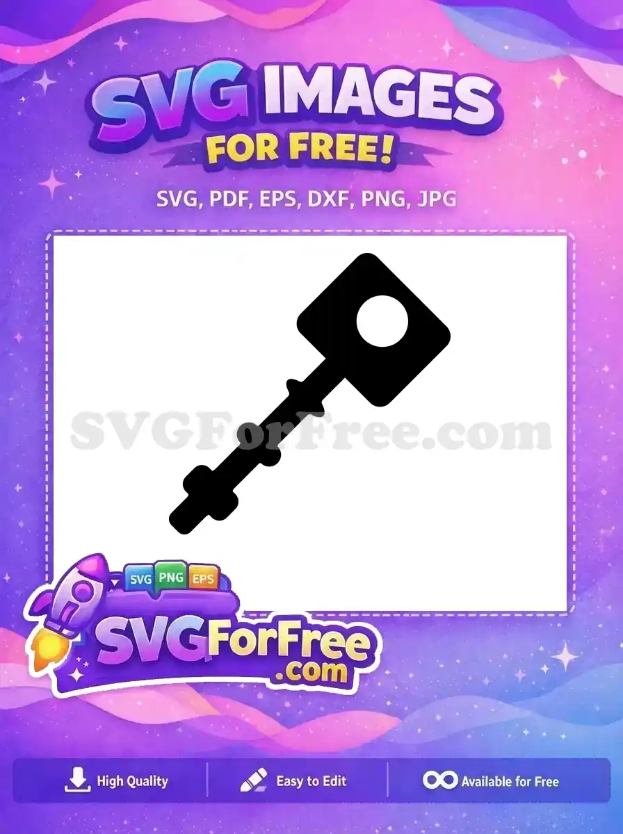 Free Black Key Free Old Style Key Free SVG