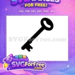Free Skeleton Key Free Antique Look Key Free SVG - Instant Download