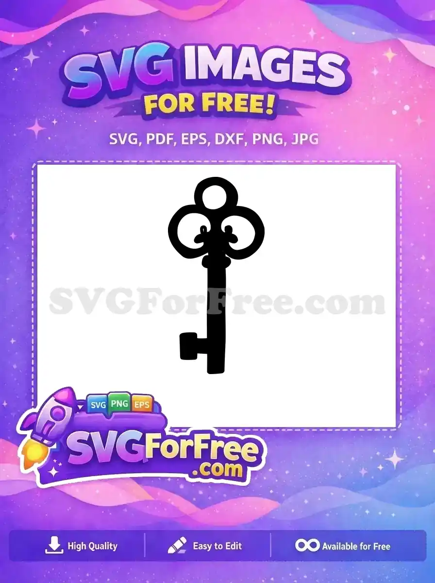 Free Ornate Key Free Antique Design Key Vector Free SVG