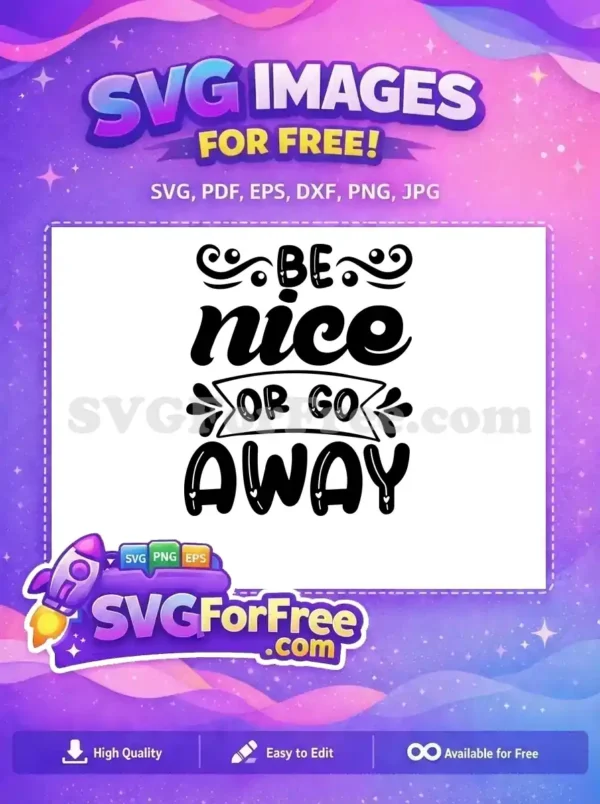 Free Swirl Decoration Free Heart Accents Be Nice Free SVG