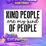 Free Rustic Bold Font Free Cursive Script Accent Kindness Quotes Free SVG - Instant Download
