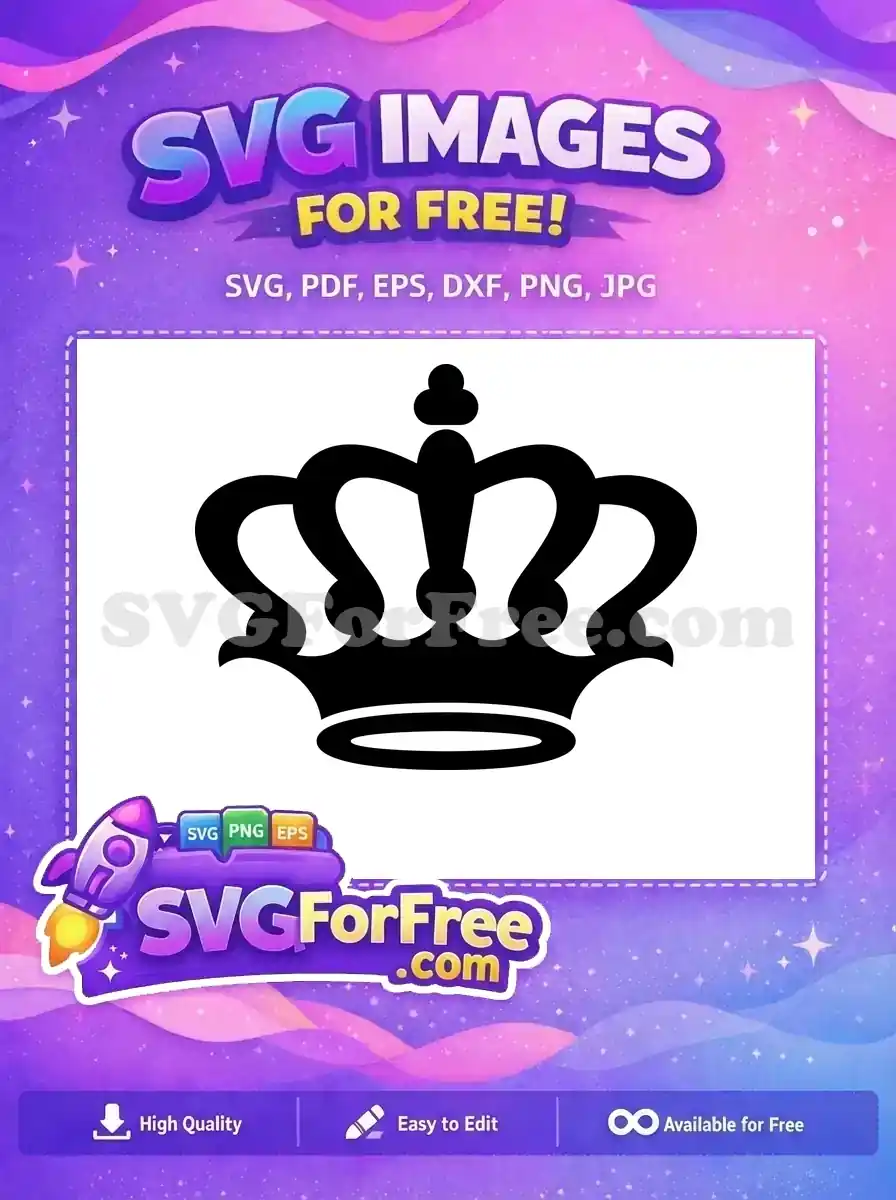 Free Royal Crown Free King Queen Gold Free SVG