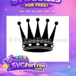 Free Diamond Detail Free Royal Crown King Queen Free SVG - Instant Download