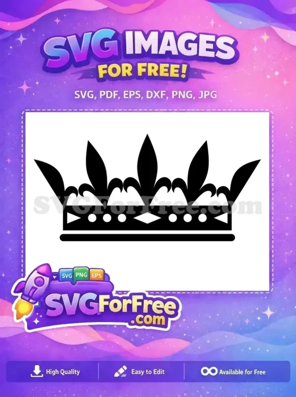 Free Royal King Crown Free Queen Crown Design Free SVG
