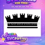 Free Royal Fortress Free King Queen Crown Medieval Free SVG - Instant Download