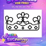 Free Royal Ornate Free Diamond King Queen Free SVG - Instant Download