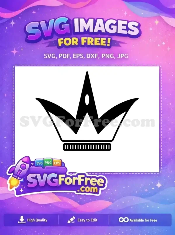 Free Royal Crown Free King Queen Silhouette Free SVG 2