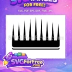 Free Sharp Points Free King Queen Crown Design Free SVG - Instant Download